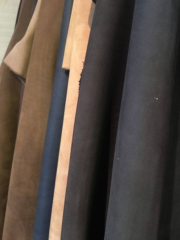 Golden Nubuck Leather